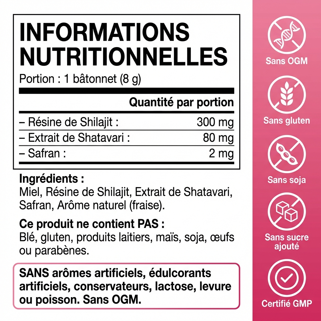 Bâtonnets boost de libido Mavendi / Raviveur de plaisir et de bien être